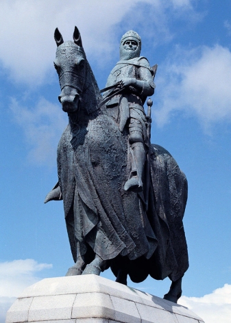 Statue of Robert Bruce at Bannockburn